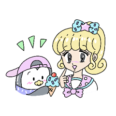 ペンギンくんと一緒