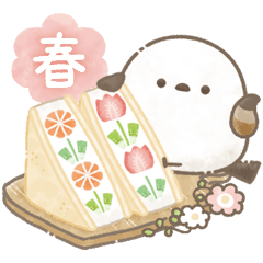 もちっと！シマエナガさん。＊春