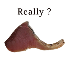 カツオ　お刺身　一切れ　と　英語 English