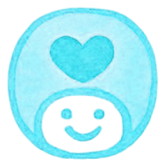 水色・数字とローマ字♪プリチーはんこ