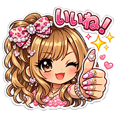 きゅん♡平成ギャルスタンプ