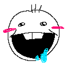 Toothy stickman