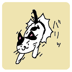 猫のお仕事スタンプ