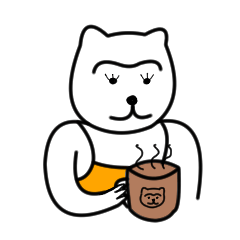 1本まゆげ犬（母さん用）