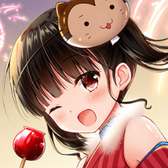 チャミのHAPPYスタンプ