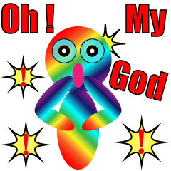 Rainbow Star Baby - expression