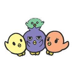 愉快なひよこたちの家族