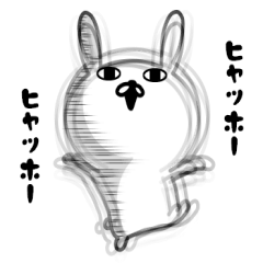 ゆるすぎるウサギ