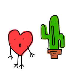 伝わるハートと時々サボテン