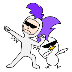 モヒカンバード９（with バードマン）