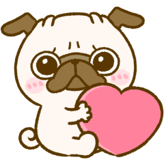 パグちゃん♡家族連絡