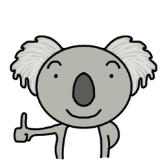 コアラがボールと戯れる。稀にぺら子。