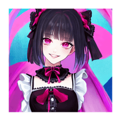 ゴシックロリータの女性⑤