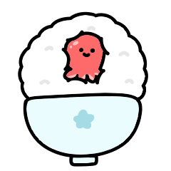 家族連絡。動く。ミニたこさんウインナー