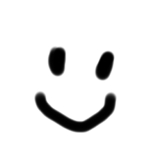 変な顔スタンプ。