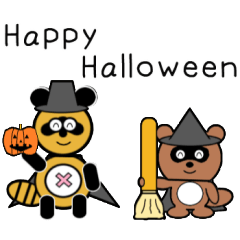 豆たぬたちの秋1