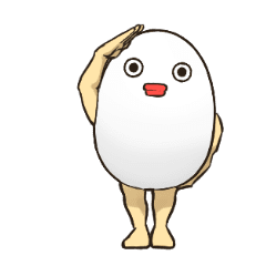 動くたまごです。