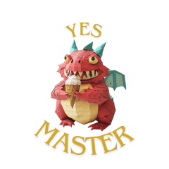 辰年とだるまくん