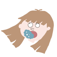 ハナちゃんとクムくんの日常スタンプ