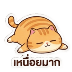 The Slothful Orange Cat