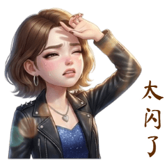 3Dガール・マギー：日常万能ビッグスタンプ