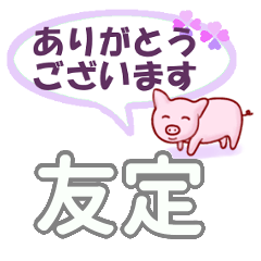 友定「ともさだ」さん専用。日常会話