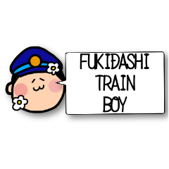 吹き出しTRAIN BOY