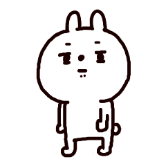 つかえる！うさぎスタンプ①