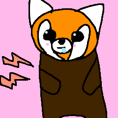 レッサーパンダのスタンプ 第1弾