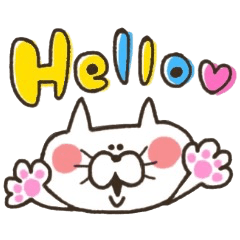 ゆるにゃんこカラフル