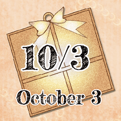 10月3日記念日BIGスタンプ