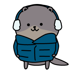 使いやすい☆かわうそスタンプ２