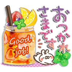 動く❀大人可愛いねことうさぎ②