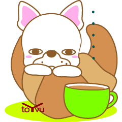 わんこ日和(白フレブル)①-toYvu-