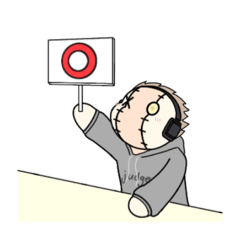 まるばつぬいぐるみ日常スタンプ