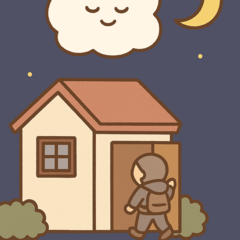 しろいちび雲の日常・第1弾