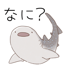 ゆるふわジンベイザメの日常スタンプ
