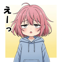 ローテンションガールスタンプ