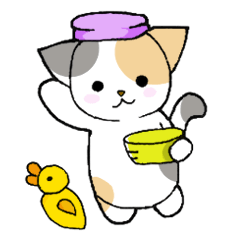 【日常用】行動猫スタンプ