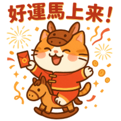 ぽちゃネコの春節ライフ