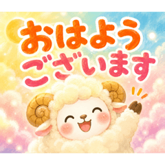 ふわもこ未さんの日常スタンプ