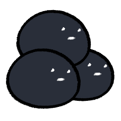 闇のあんころ。(黒)