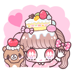 ゆるクマと女の子♪