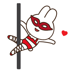 つかまりうさぎ