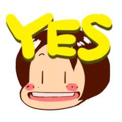 ディフォルメ 挨拶スタンプ