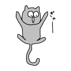 手描きのねことうさぎ