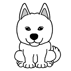 白シバのいる毎日