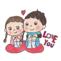 可愛い子供たちの日常スタンプ