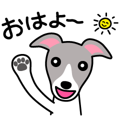 Cute! イタグレスタンプ