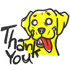 シンプル一言完結の動物キャラクター